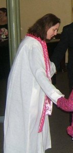 See Avril's Pink Stole