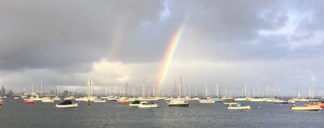 Rainbow over Williamstown